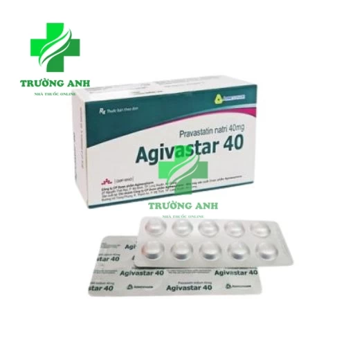 Agivastar 40 Agimexpharm - Điều trị tăng cholesterol máu hiệu quả